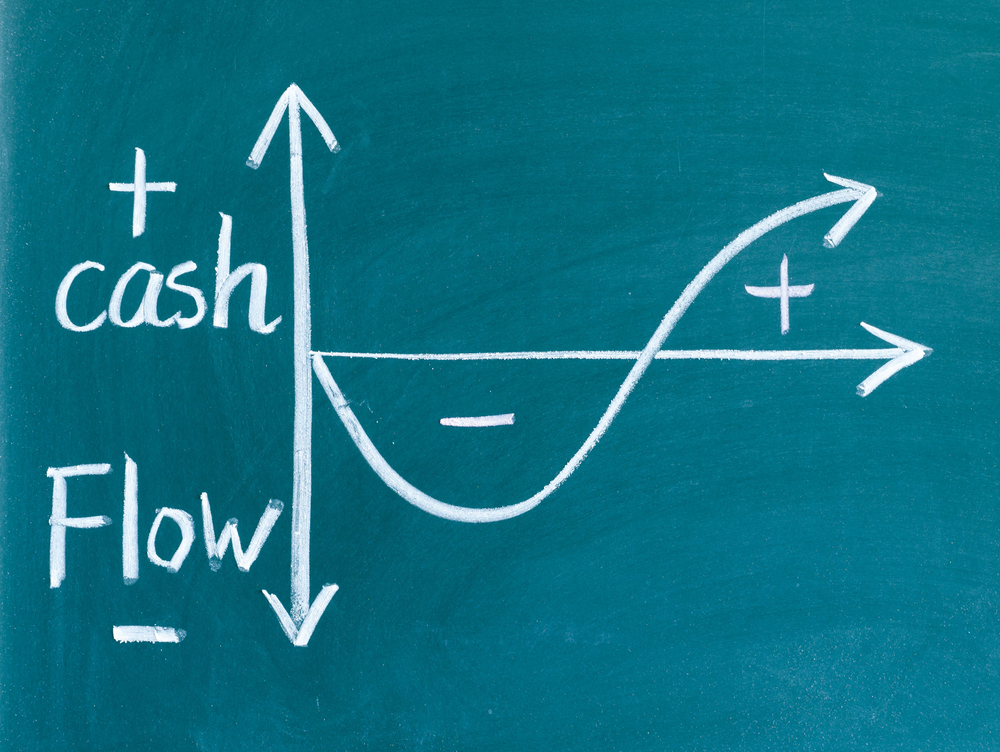 Cash flow management concept